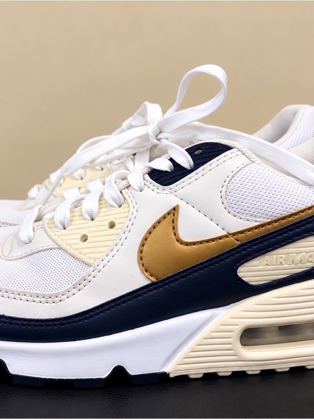 Nike Air Max 90 Next Nature Olympic Women’s 10 White Navy Gold HF3444-100